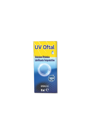 UV OFTAL SOLUZIONE OFTALMICA LUBRIFICANTE FOTOPROTETTIVA 10 ML - farmachicca
