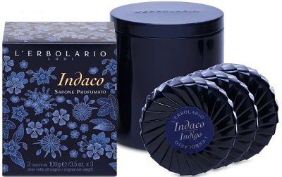 INDACO SAPONE PROFUMO SCATOLA LATTA 3 PEZZI 100 G - farmachicca