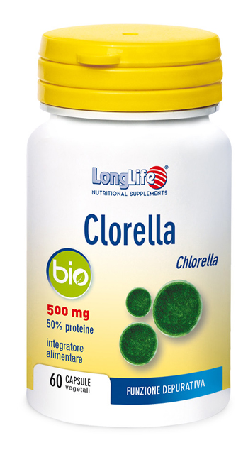 LONGLIFE CLORELLA BIO 60 CAPSULE - farmachicca