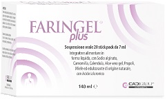 FARINGEL PLUS 20 STICK PACK 7 ML - farmachicca