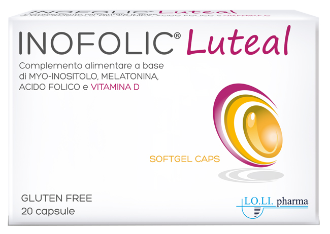 INOFOLIC LUTEAL 20 CAPSULE MOLLI - farmachicca