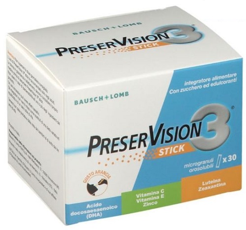 PRESERVISION 3 30 STICK OROSOLUBILI DA 2 G - farmachicca