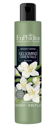 EUPHIDRA BAGNOCREMA NUTRIENTE GELSOMINO IN FLACONE CON ETICHETTA - farmachicca
