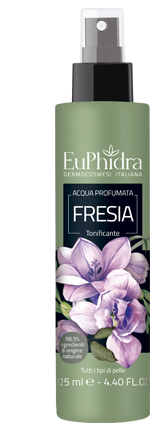 EUPHIDRA ACQUA PROFUMATA FRESIA IN FLACONE CON ETICHETTA POMPA SPRAY - farmachicca
