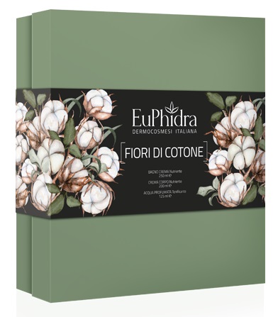 EUPHIDRA COFANETTO FIORI DI COTONE CONTENENTE 1 BAGNO CREMA 1 ACQ PROFUMATA 1 - farmachicca