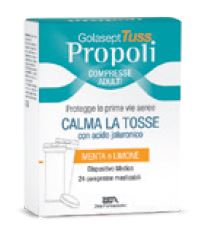 GOLASEPT TUSS PROPOLI CPR TOSSE DISPOSITIVO MEDICO COMPRESSE MASTICABILI ALLA PROPOLI IN ASTUCCIO - farmachicca