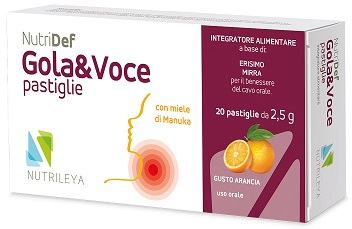 NUTRIDEF GOLA & VOCE ARANCIA 20 PASTIGLIE - farmachicca