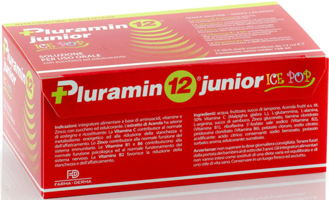PLURAMIN12 JUNIOR 14 STICK PACK 12 ML - farmachicca