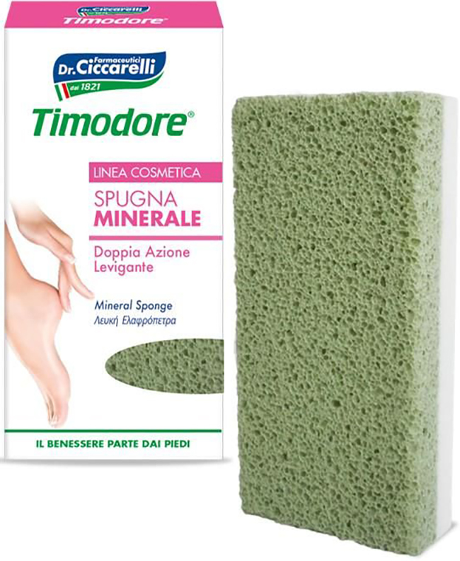TIMODORE SPUGNA MINERALE DOPPIA AZIONE - farmachicca