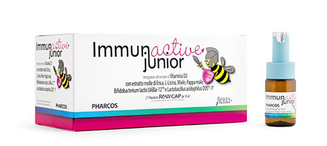 IMMUNACTIVE JUNIOR PHARCOS 21 FIALE 10 ML - farmachicca