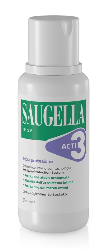 SAUGELLA ACTI3 DETERGENTE INTIMO 250 ML - farmachicca