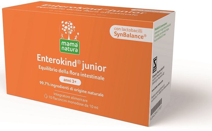 MAMA NATURA ENTEROKIND JUNIOR 10 FLACONCINI 10 ML - farmachicca