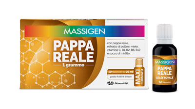 MASSIGEN PAPPA REALE 10 FLACONI DA 25 ML - farmachicca