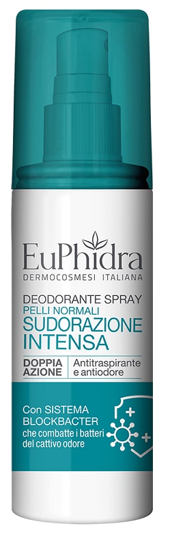 EUPHIDRA DEO SPRAY SUDORAZIONE INTENSA 100 ML - farmachicca