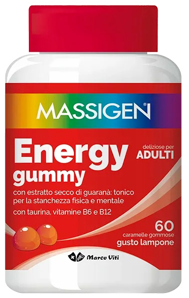 MASSIGEN ENERGY GUMMY 60 CARAMELLE - farmachicca