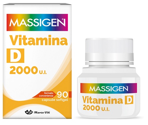 MASSIGEN VITAMINA D 2000 UI 90 CAPSULE SOFTGEL - farmachicca