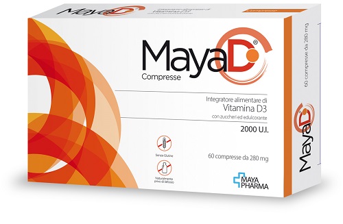 MAYA D 60 COMPRESSE MASTICABILI DA 280 MG - farmachicca