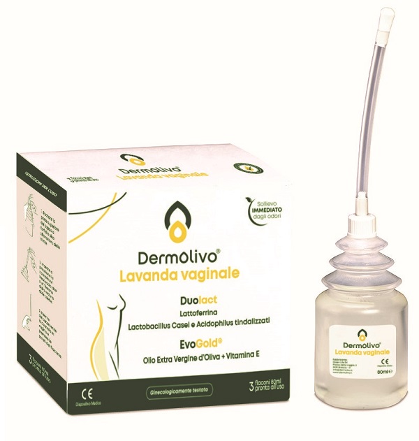 DERMOLIVO LAVANDA VAGINALE 3 FIALE DA 80 ML - farmachicca