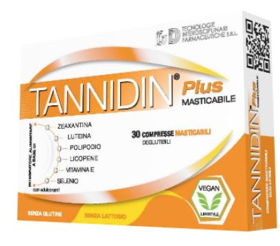 TANNIDIN PLUS 30 COMPRESSE MASTICABILI - farmachicca