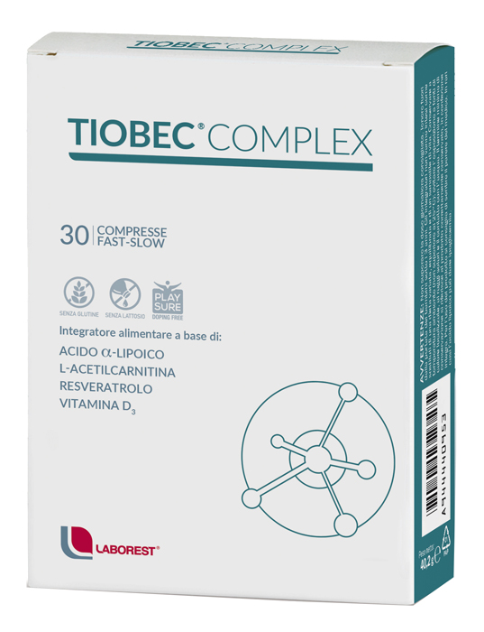 TIOBEC COMPLEX 30 COMPRESSE FAST SLOW - farmachicca