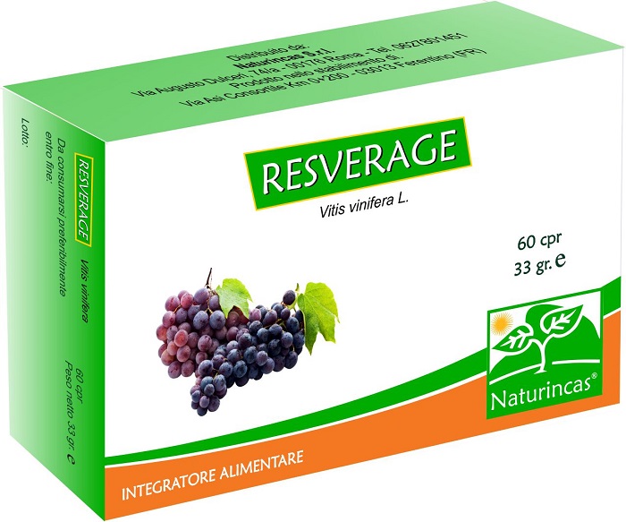 RESVERAGE NATURINCAS 60 CAPSULE - farmachicca
