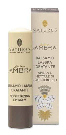 NATURE'S ZUCCHERO AMBRA BALSAMO LABBRA EDIZIONE LIMITATA 5,7 ML - farmachicca