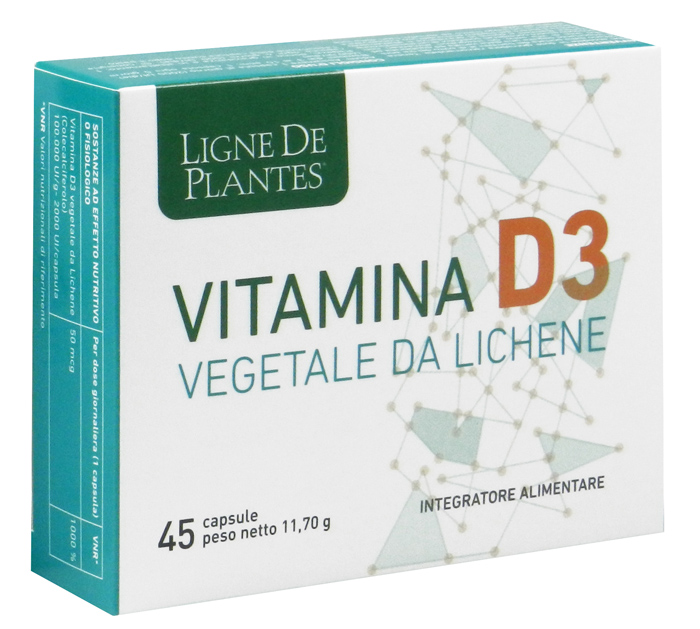 LIGNE DE PLANTES VITAMINA D3 VEGETALE 45 CAPSULE - farmachicca