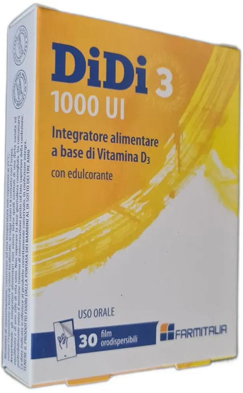 DIDI3 1000 UI 30 FILM ORODISPERSIBILI - farmachicca