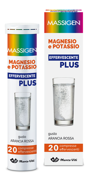 MASSIGEN MAGNESIO POTASSIO PLUS 20 COMPRESSE EFFERVESCENTI - farmachicca