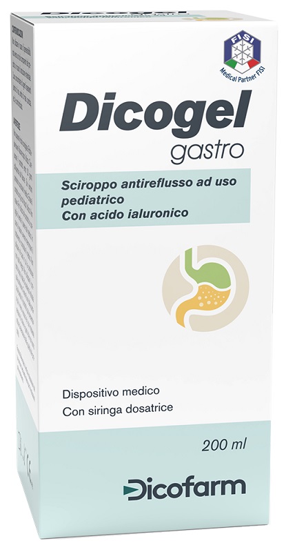 SCIROPPO ANTIREFLUSSO PEDIATRICO DICOGEL GASTRO 200 ML - farmachicca