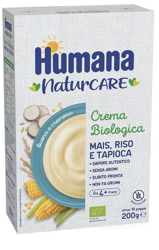 HUMANA CREMA MAIS RISO TAPIOCA BIO 200 G - farmachicca