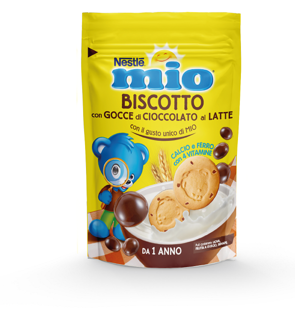 MIO BISCOTTO GOCCE CIOCCOLATO AL LATTE 150 G - farmachicca