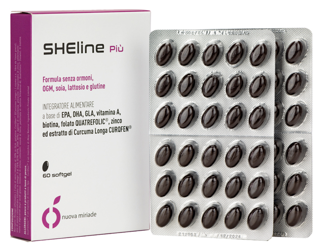 SHELINE PIU' MENOPAUSA 60 SOFTGEL - farmachicca