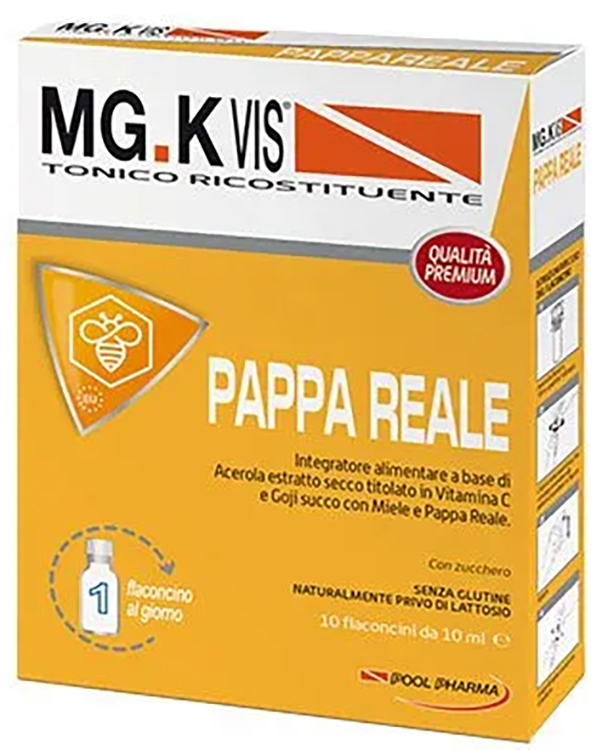 MGK VIS TONICO RICOSTITUENTE PAPPA REALE 10 FLACONCINI DA 10 ML - farmachicca