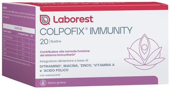 COLPOFIX IMMUNITY 20 BUSTINE SENZA GLUTINE CON EDULCORANTI - farmachicca