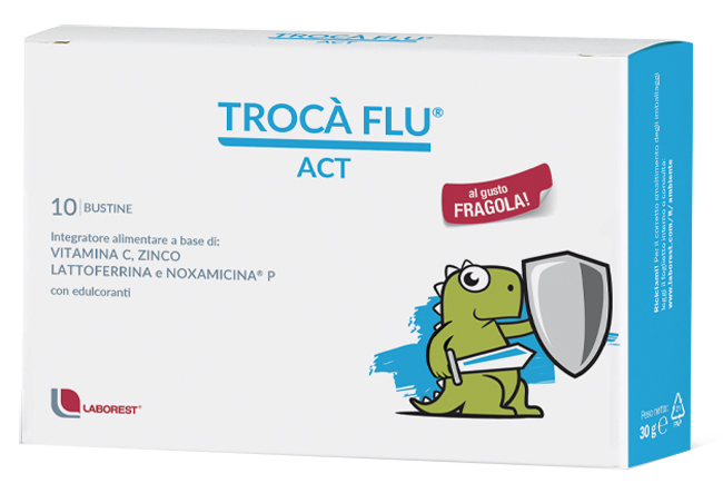 TROCA' FLU ACT 10 BUSTINE - farmachicca