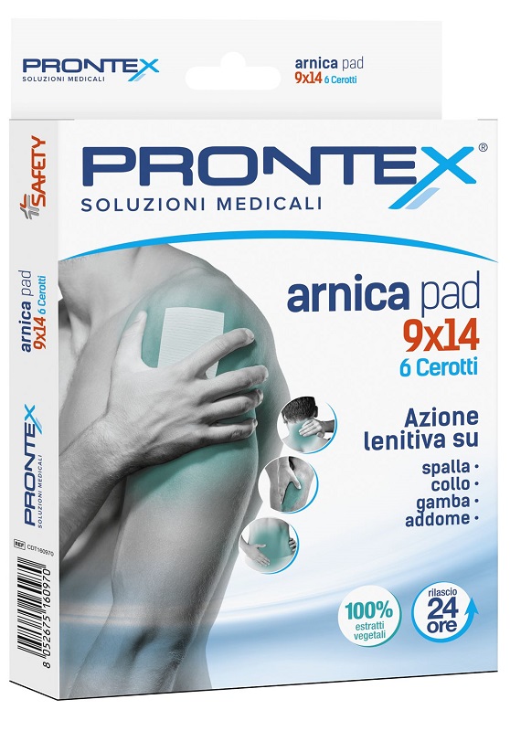 CEROTTO PRONTEX ARNICA PAD 9 X 14 6 PEZZI - farmachicca