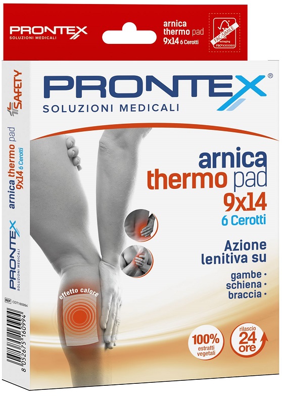 CEROTTO PRONTEX ARNICA THERO PAD 9 X 14 6 PEZZI - farmachicca