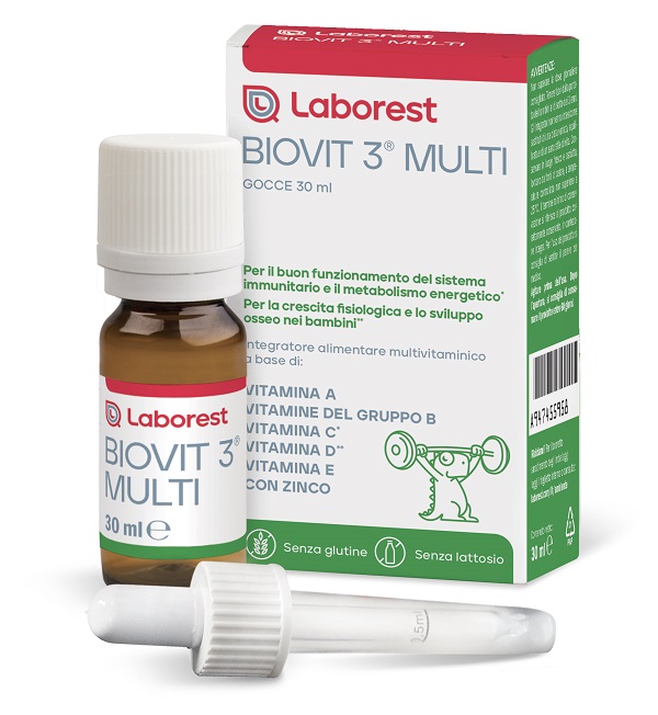 BIOVIT 3 MULTI GOCCE 30 ML - farmachicca