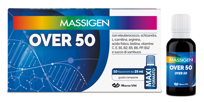 MASSIGEN OVER 50 10 FLACONI DA 25 ML - farmachicca