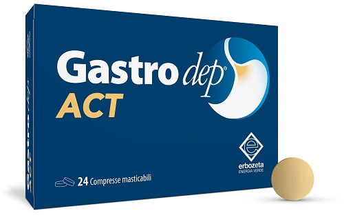 GASTRODEP ACT 24 COMPRESSE MASTICABILI - farmachicca
