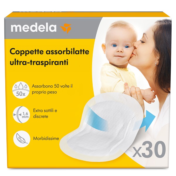 COPPETTE ASSORBILATTE ULTRA-TRASPIRANTI 30 PEZZI - farmachicca