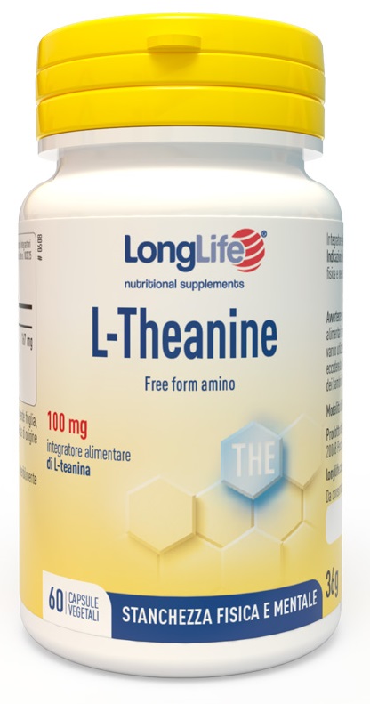 LONGLIFE L-THEANINE 60 CAPSULE VEGETALI DA 600 MG - farmachicca