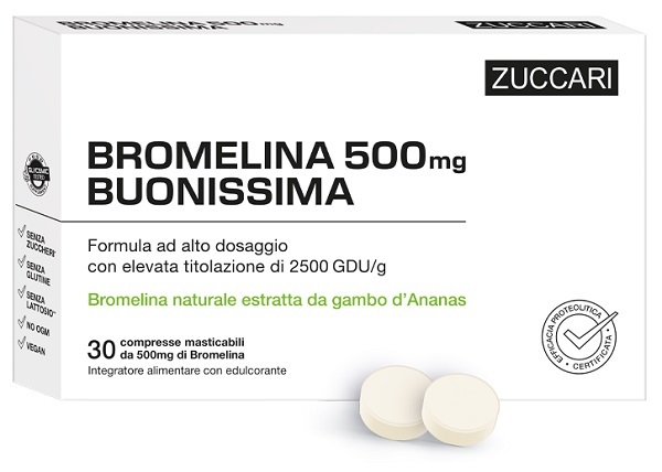 BROMELINA 500 BUONISSIMA 30 COMPRESSE - farmachicca
