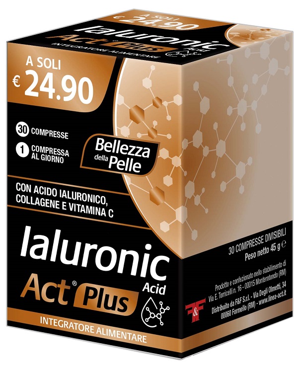 IALURONIC ACID ACT PLUS 30 COMPRESSE DIVISIBILI - farmachicca