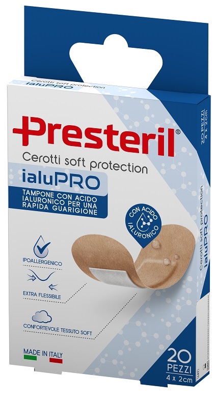 CEROTTO PRESTERIL IALUPRO FORMATO PICCOLO 4X2 CM 20 PEZZI - farmachicca