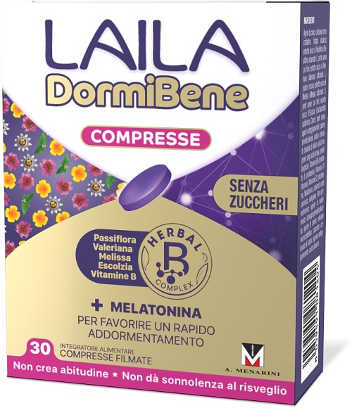 LAILA DORMIBENE 30 COMPRESSE - farmachicca