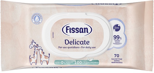 FISSAN SALVIETTE DELICATE NEW 70 PEZZI - farmachicca