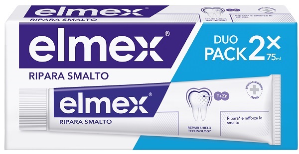 ELMEX RIPARA SMALTO 2 PEZZI 75 ML - farmachicca