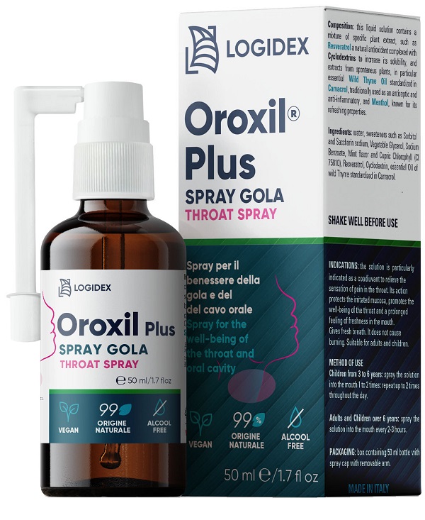 OROXIL PLUS SPRAY GOLA CAVO ORALE 50 ML - farmachicca